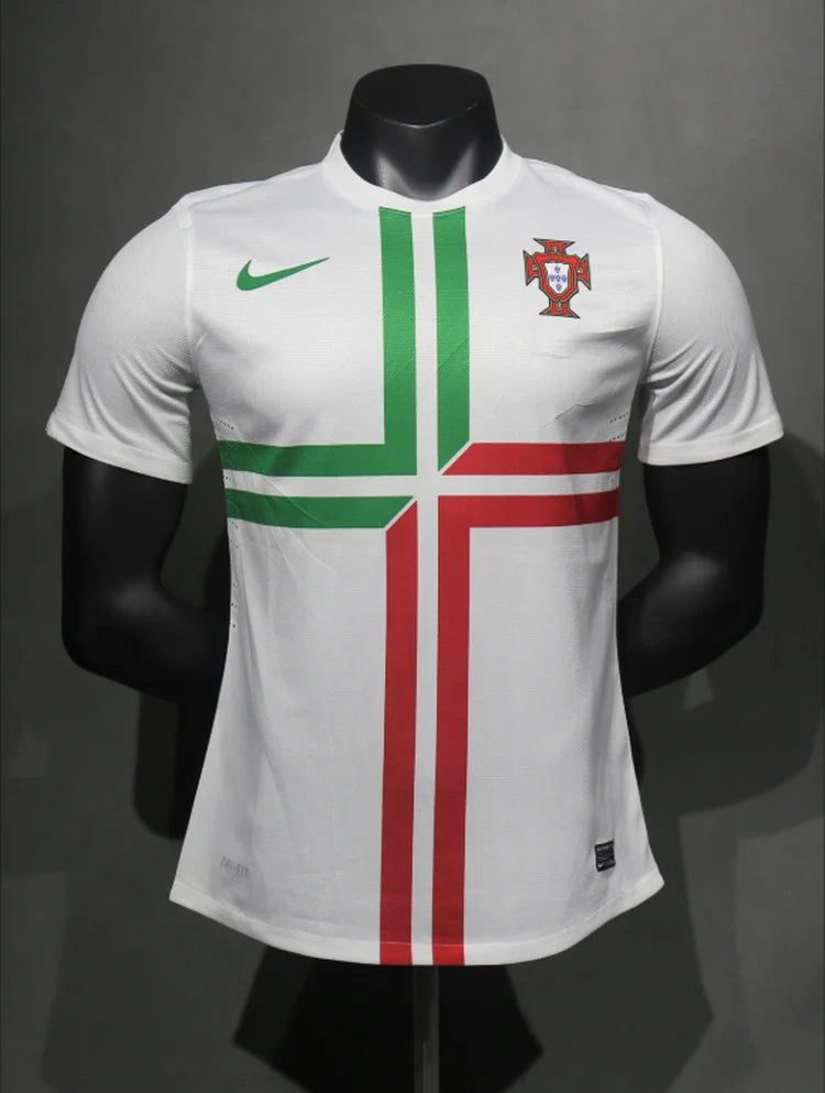 Maillots Homme Extérieur Portugal 2012 Blanc S-3XL
